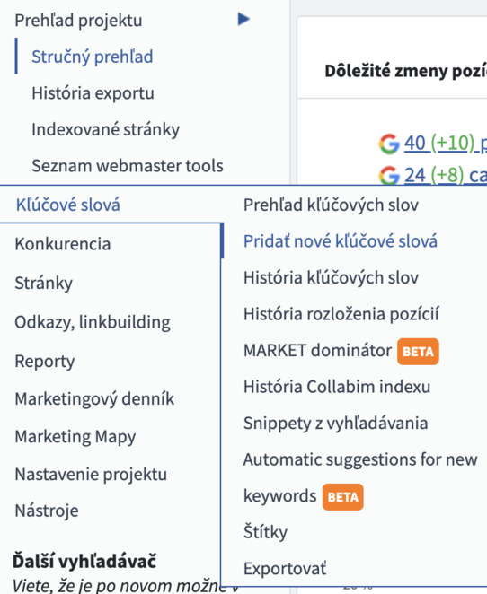 seo research and analysis - Collabim tool - add keywords